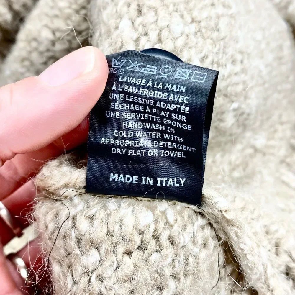 Isabel Marant Etoile Scott Cardigan brown alpaca button front 38 - Picture 7 of 11